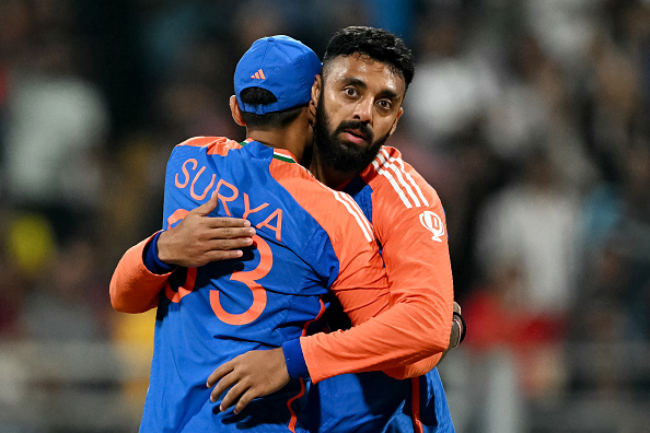 Varun Chakaravarthy won the Player of the Series award| Getty