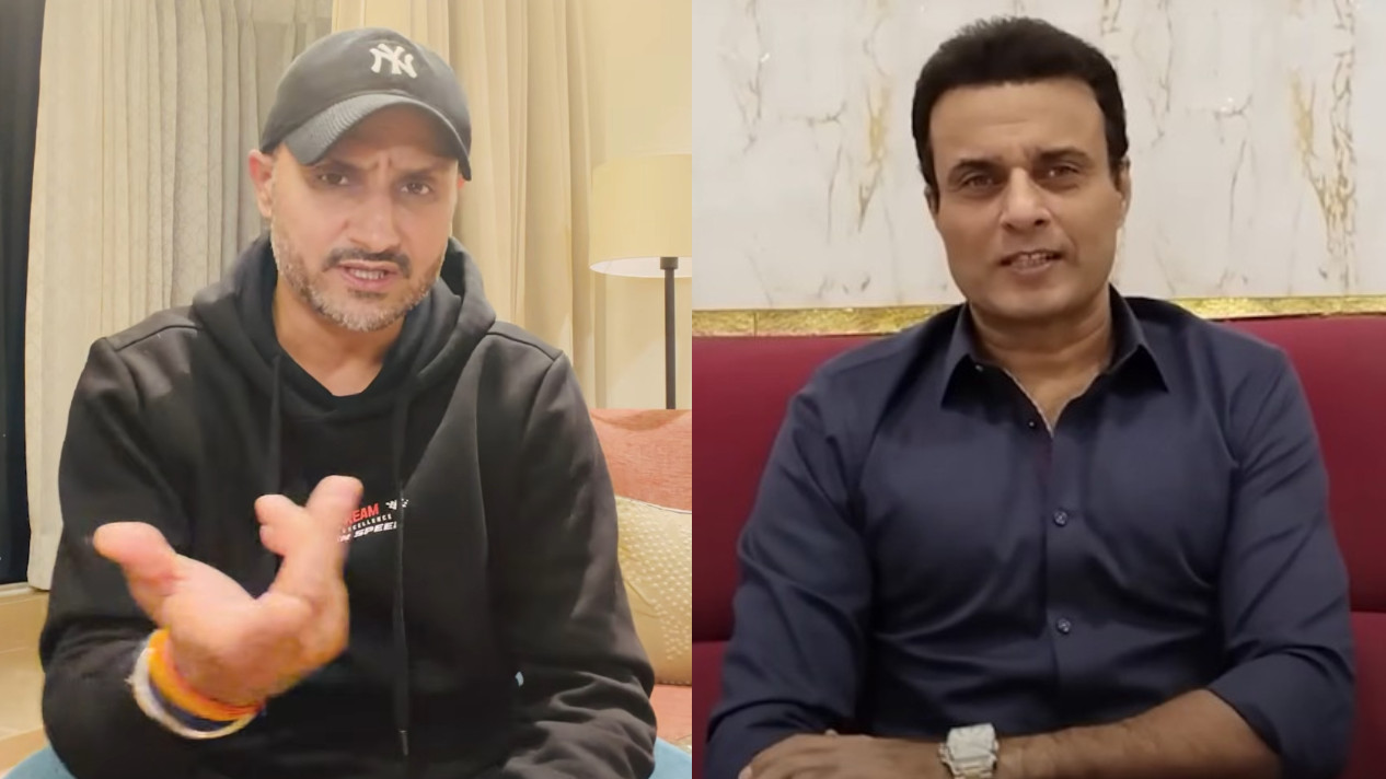 WATCH- “Teri dhajjiya uda dunga”- Harbhajan Singh fumes at ex-Pakistan cricketer Tanvir Ahmed; calls him “tuccha insaan”