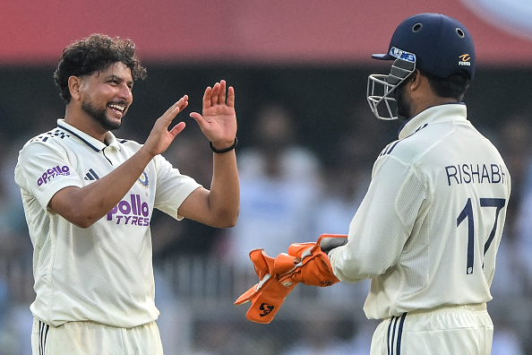 Kuldeep Yadav and Rishabh Pant | X