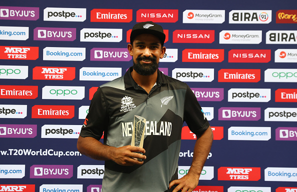 Sodhi was the Player of the Match for his 2 wickets against India | Getty