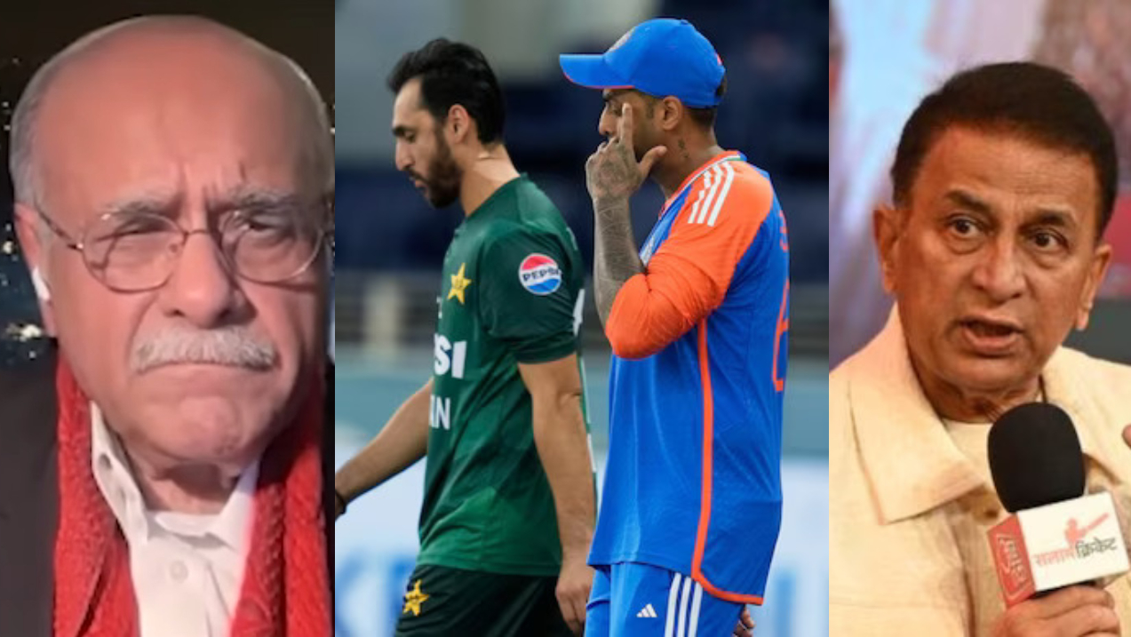 Gavaskar got angry on Najam Sethi's claims of India and BCCI being bullies | X