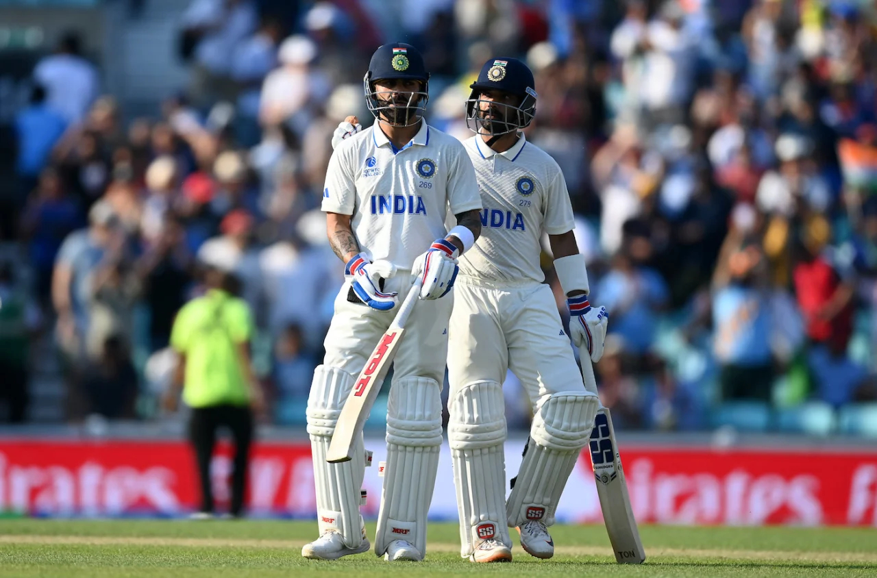 Ajinkya Rahane and Virat Kohli shined for India with the bat in both innings | Getty