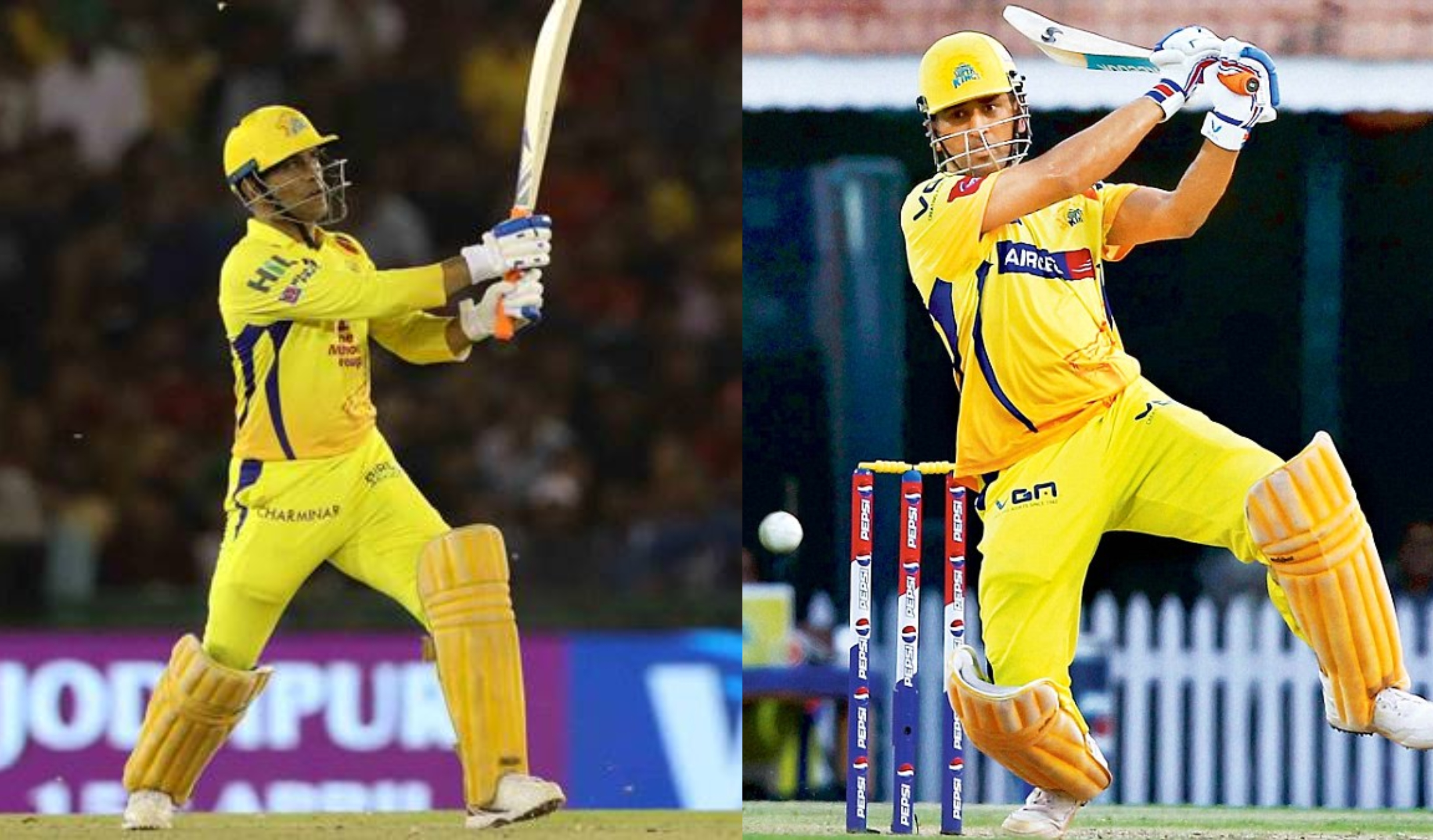 Dhoni playing his iconic shot for CSK | AFP