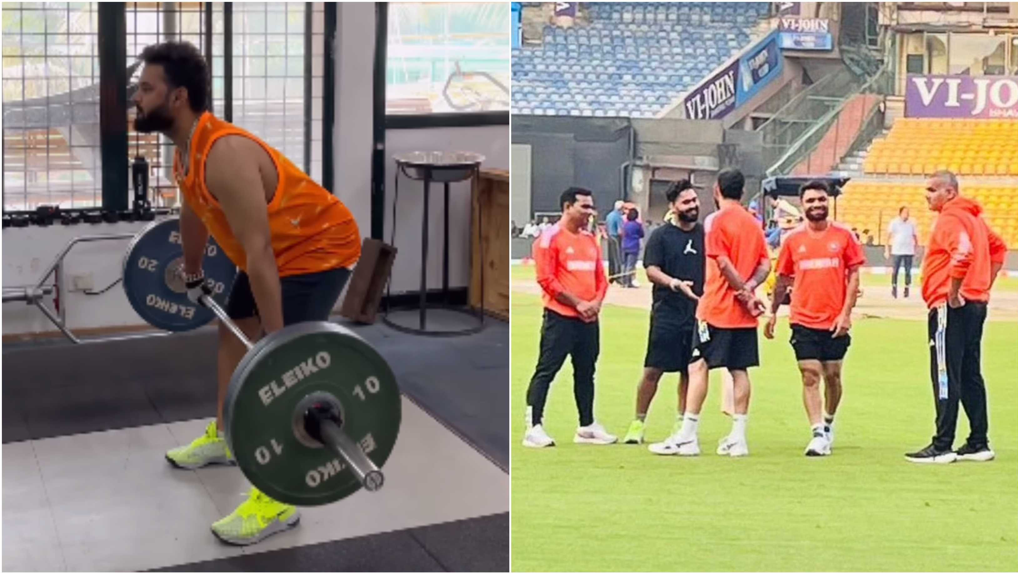 WATCH: Rishabh Pant aces weight lifting exercises in gym; meets Virat Kohli ahead of India-Afghanistan T20I in Bengaluru