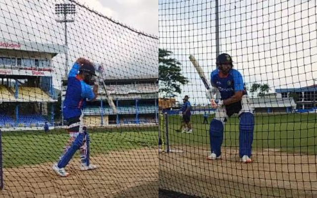 Rohit Sharma batting at nets | BCCI Twitter