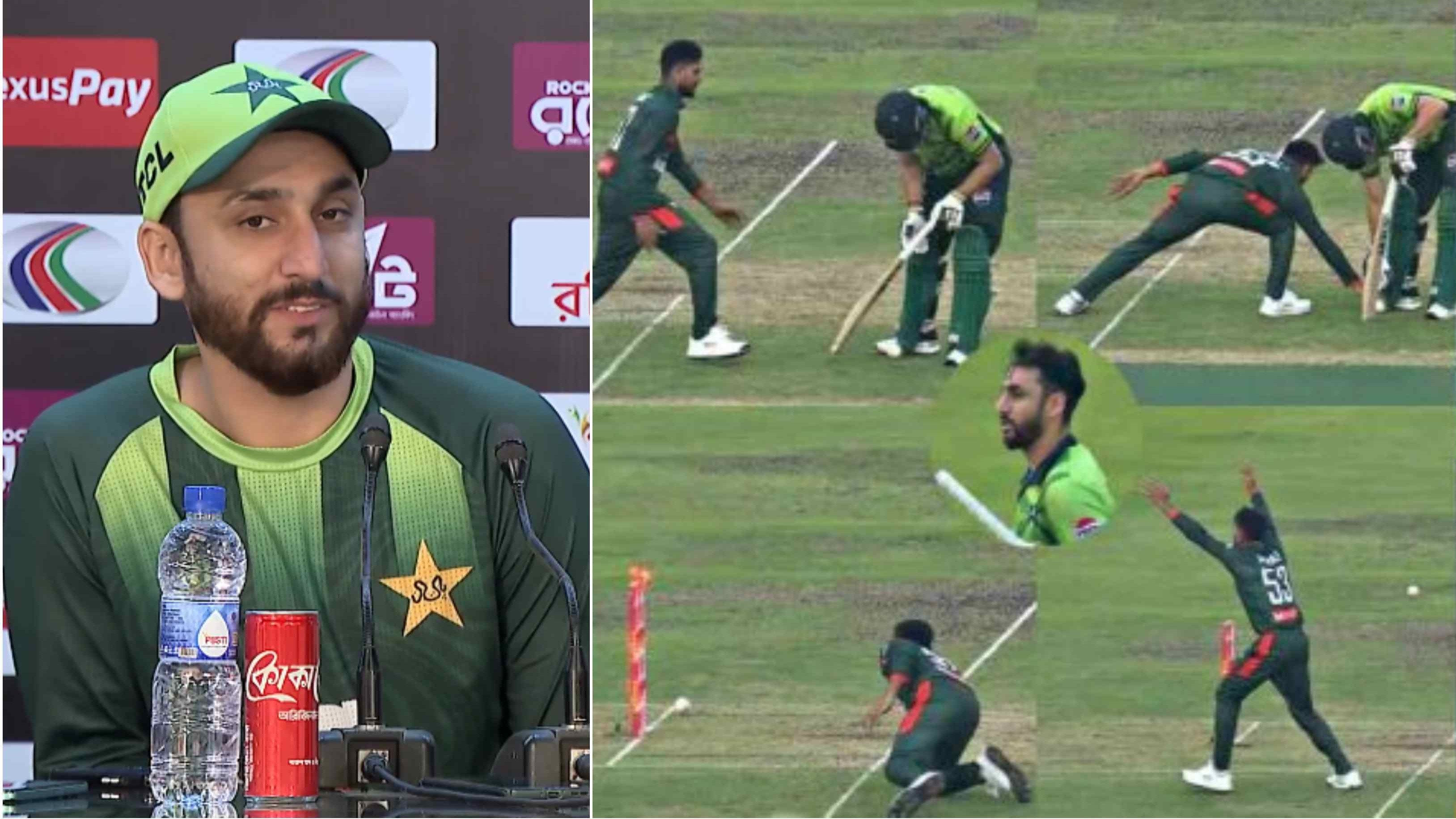 WATCH: “I would have done differently,” Salman Ali Agha reacts to his controversial run out by Mehidy Hasan Miraz during 2nd ODI