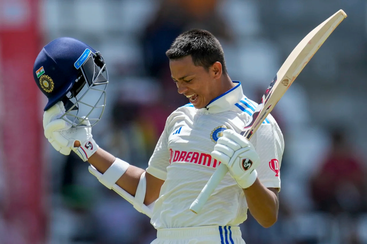 Jaiswal became the 17th Indian batter to score a century on Test debut | Getty