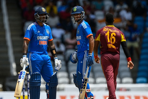 India failed to chase the target of 150 in the opening T20I | Getty