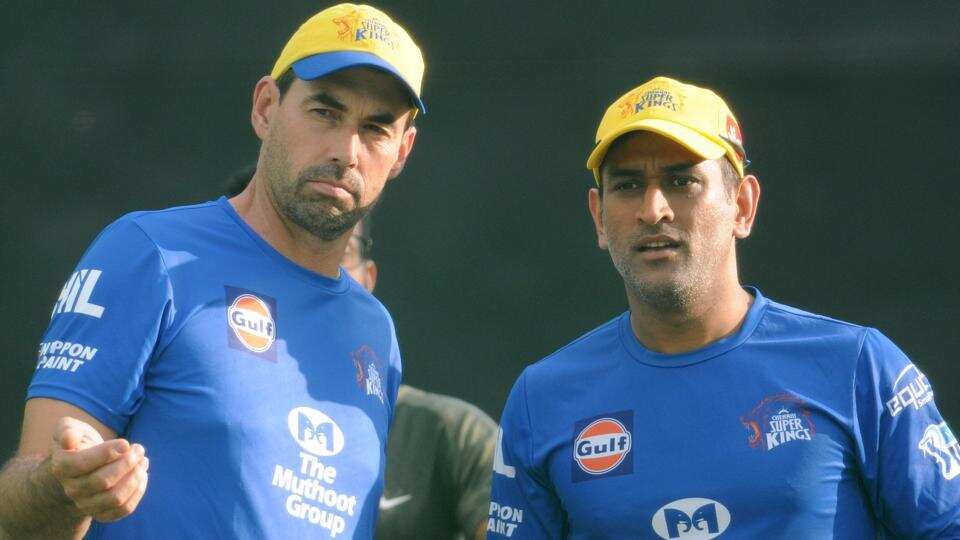 Stephen Fleming and MS Dhoni | Twitter