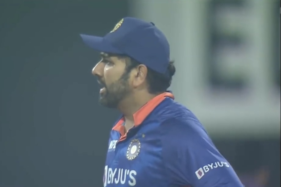 Rohit Sharma loses his cool | Screengrab (BCCI)