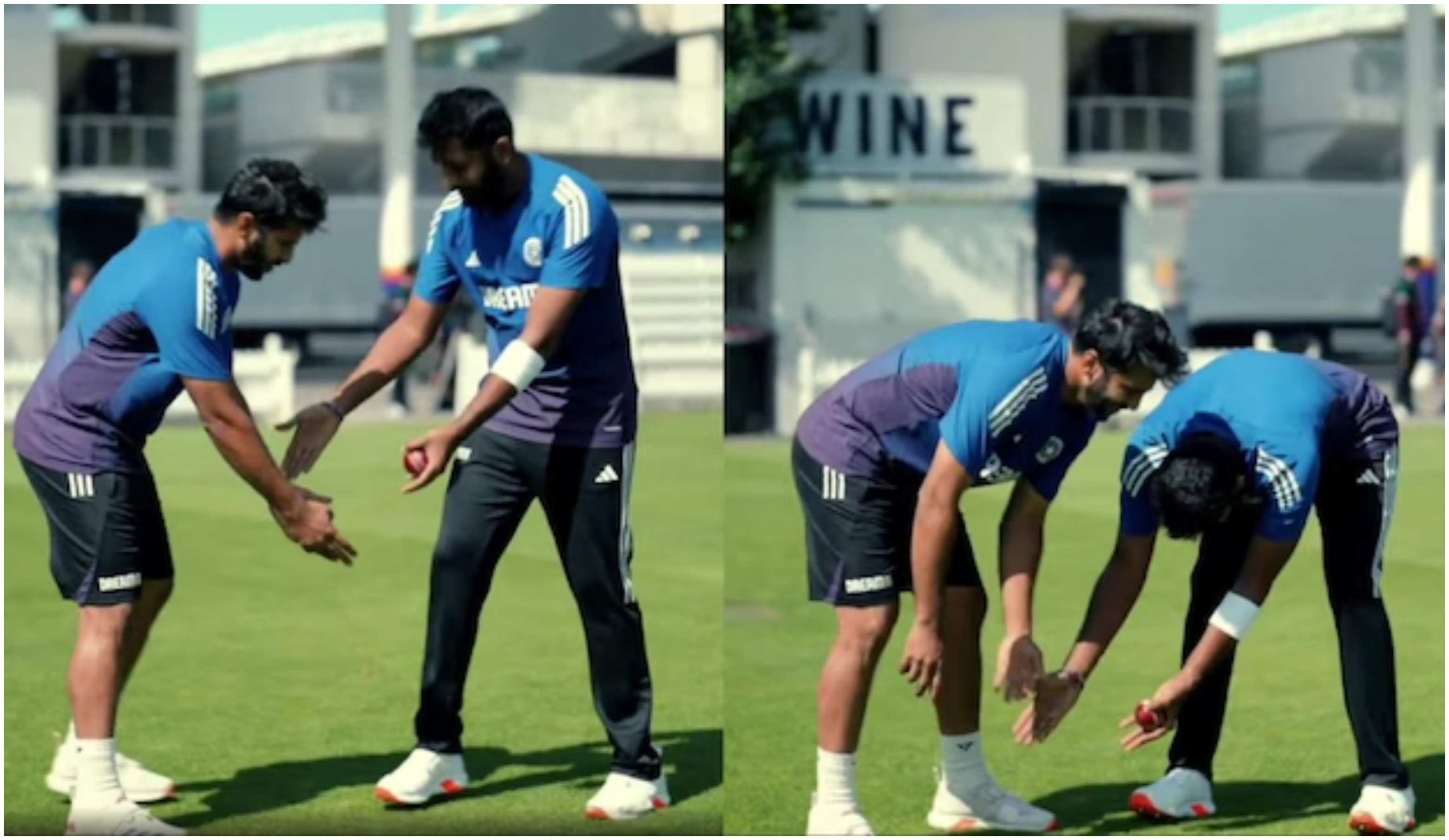 Shardul Thakur touches Jasprit Bumrah's feet | BCCI
