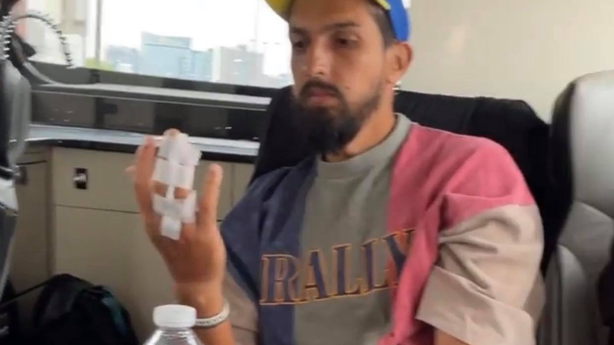 ENG v IND 2021: Ishant Sharma spotted with a splint on bowling hand before England Test series