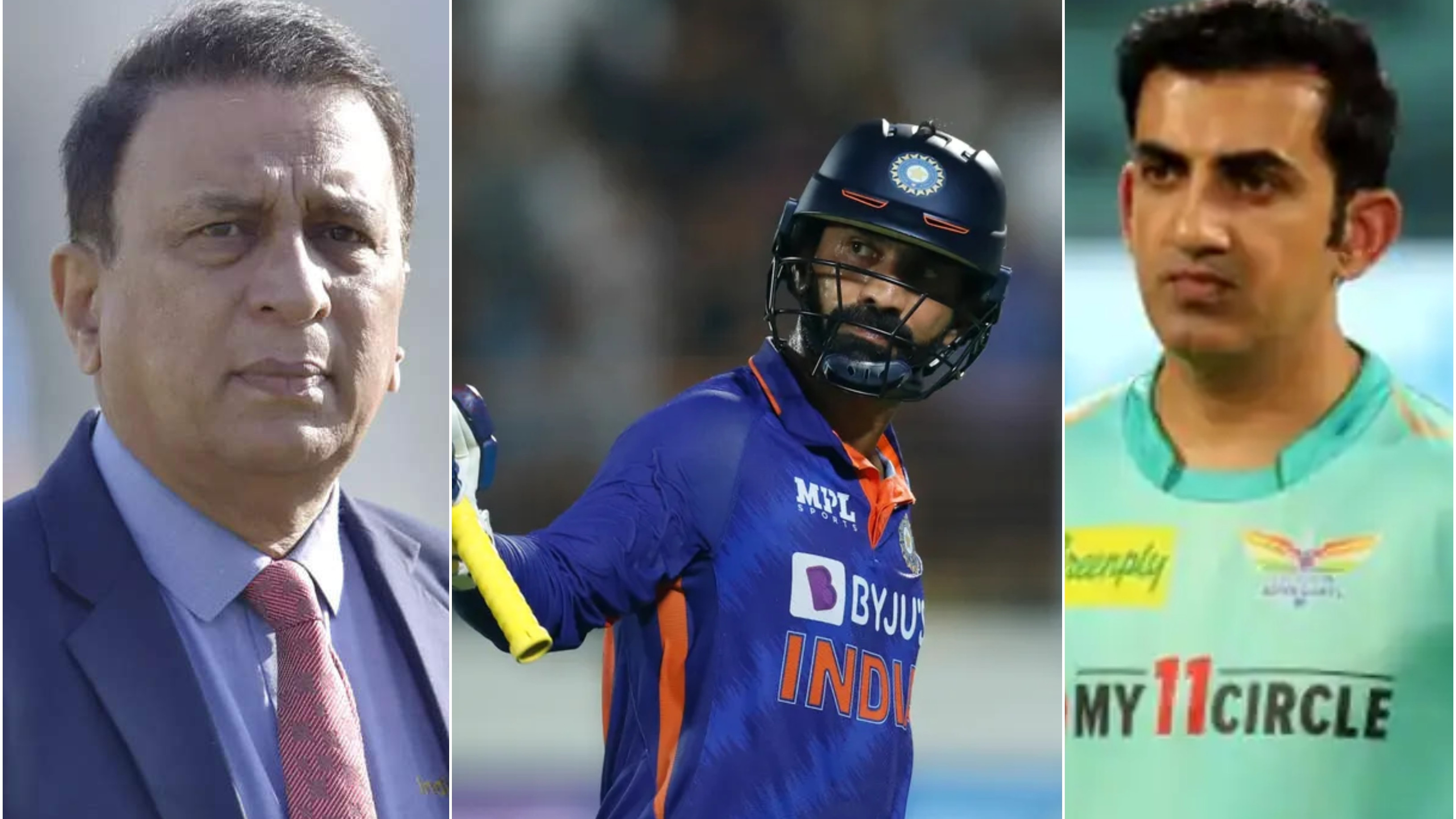 IND v SA 2022: “Don't look at the man's age”, Gavaskar opposes Gambhir’s views on Karthik’s selection in T20 WC squad