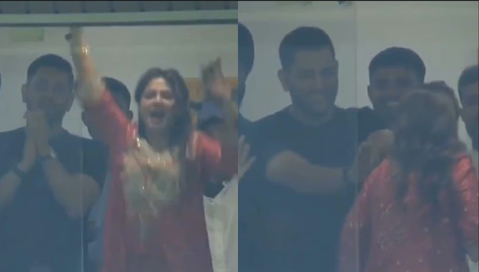 MS Dhoni calming Sakshi Dhoni | X