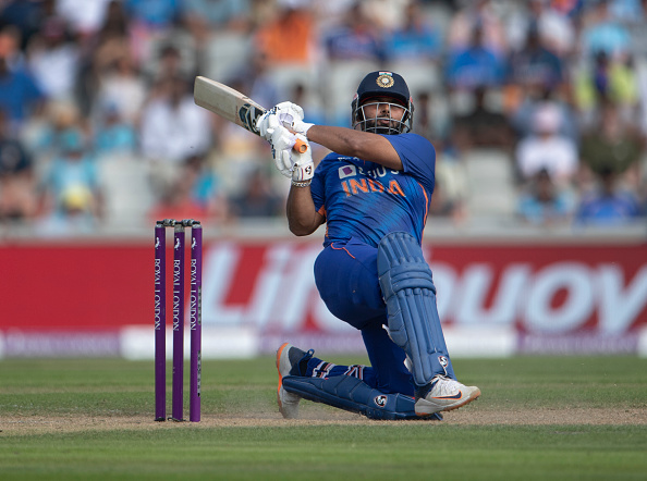 Rishabh Pant scored an unbeaten 125 to take his team over the line | Getty