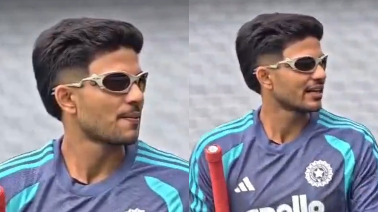 Shubman Gill wearing the 'Temple' device | CricSubhayan/RevSportz