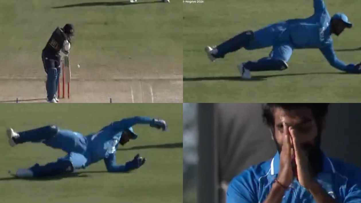 Asian Games 2026: WATCH- Sanju Samson’s brilliant one-handed catch off Jasprit Bumrah’s bowling as India demolish Sri Lanka