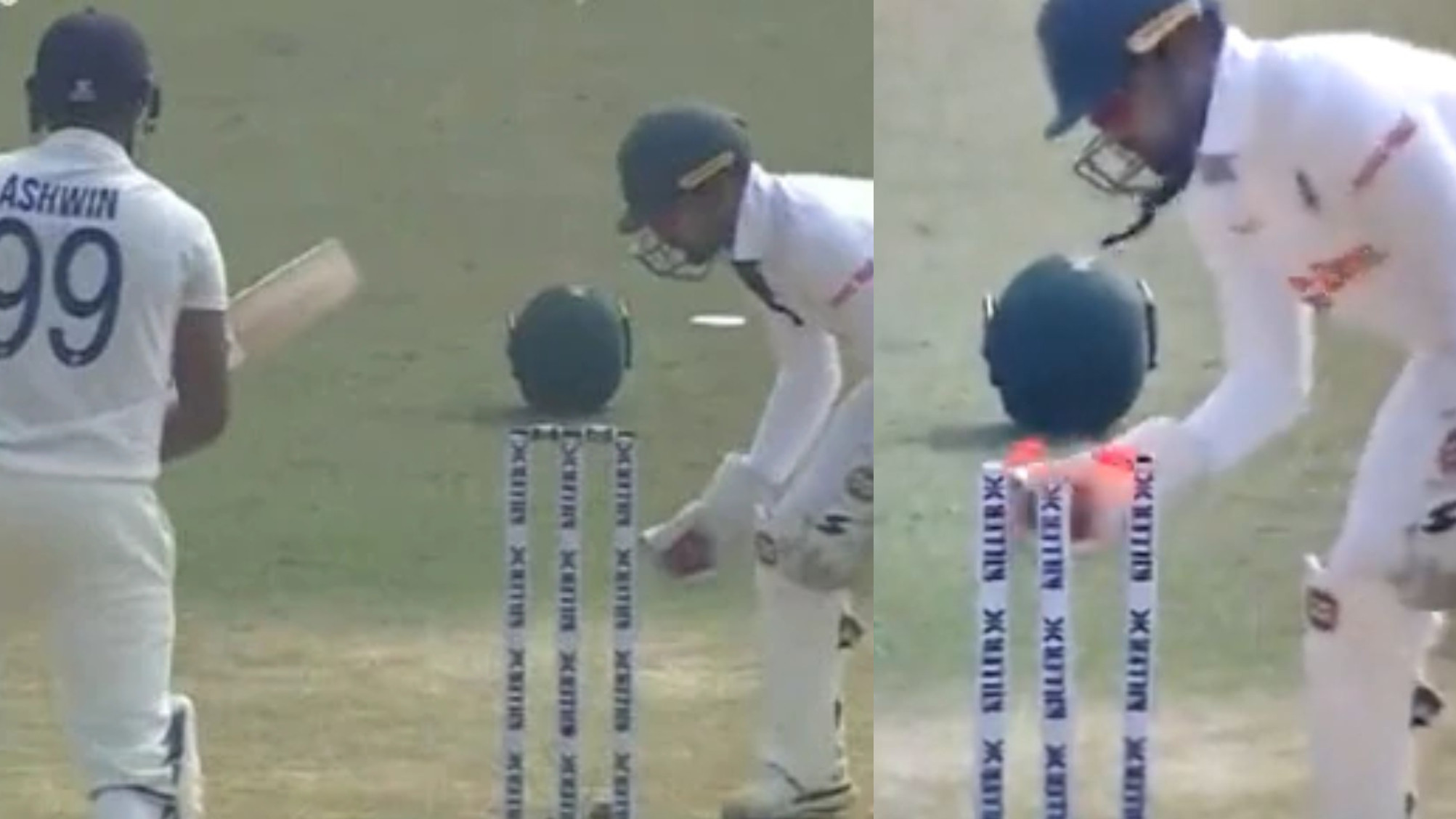 BAN v IND 2022: WATCH- Nurul Hasan gets cocky before stumping Ashwin; Twitterati blasts him for his gesture