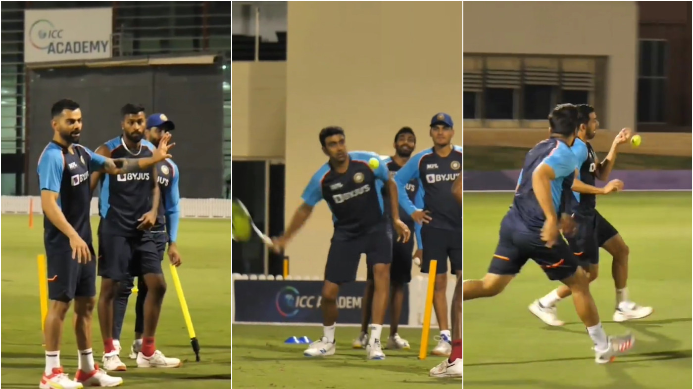 T20 World Cup 2021: WATCH - Team India tries a fun catching drill ahead of match against New Zealand