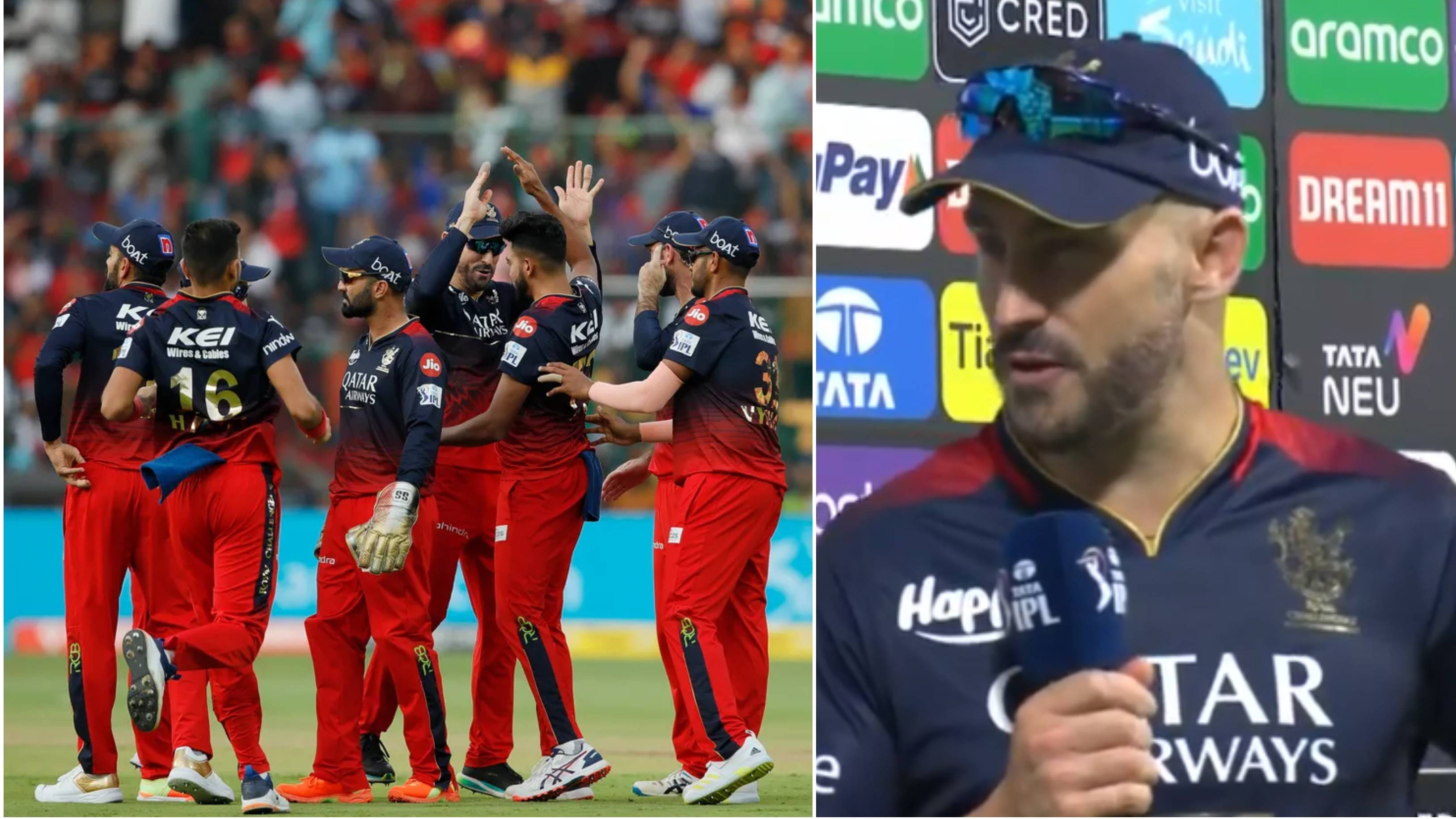 IPL 2023: “The way we bowled was just unbelievable,” Faf du Plessis proud of RCB bowlers after 23-run win vs DC