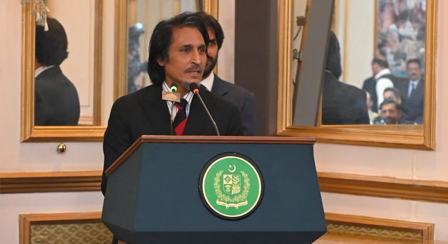 Ramiz Raja ceremony at the Prime Minister's House in Islamabad | Twitter