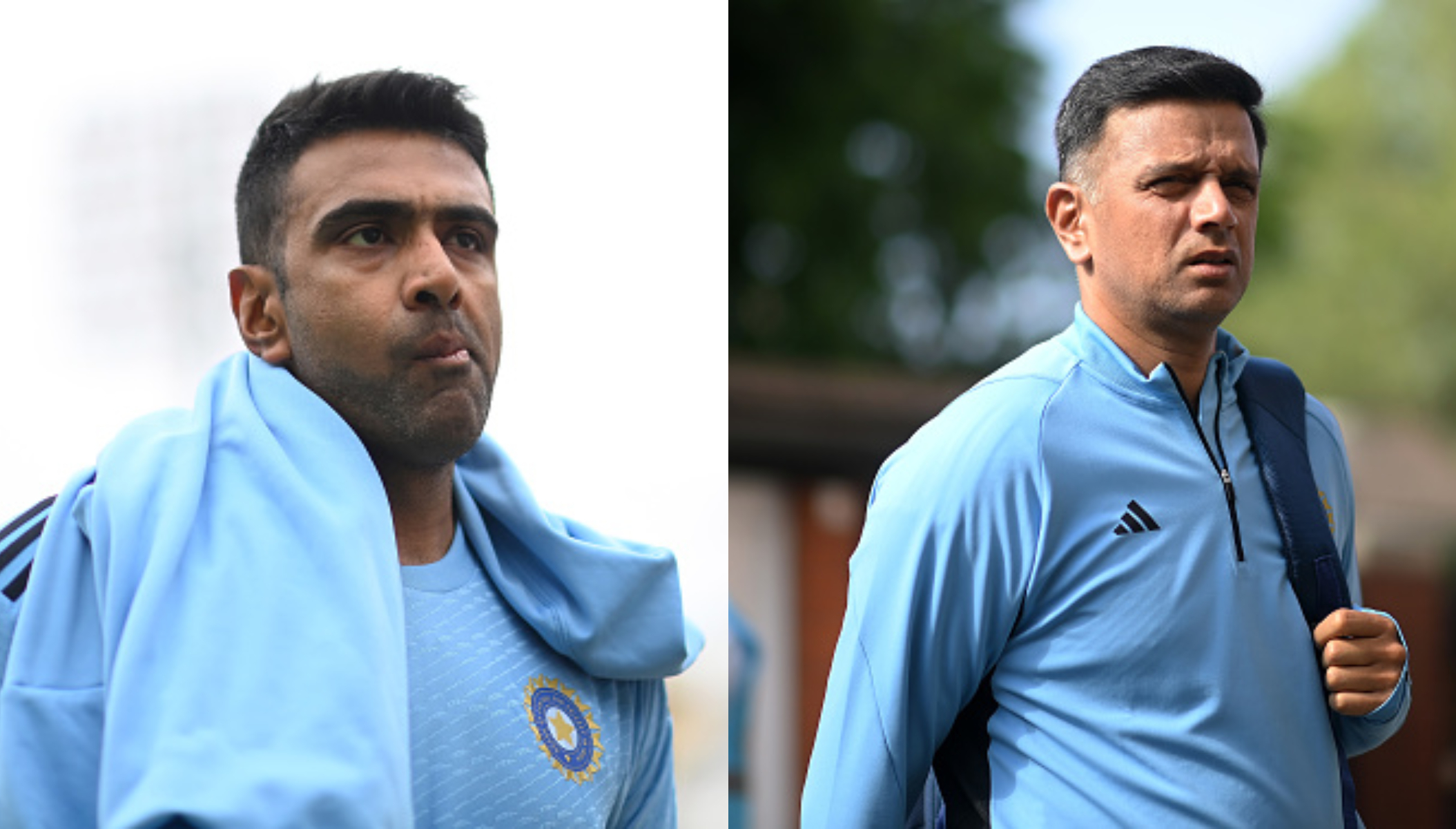 Ashwin and Dravid | Getty