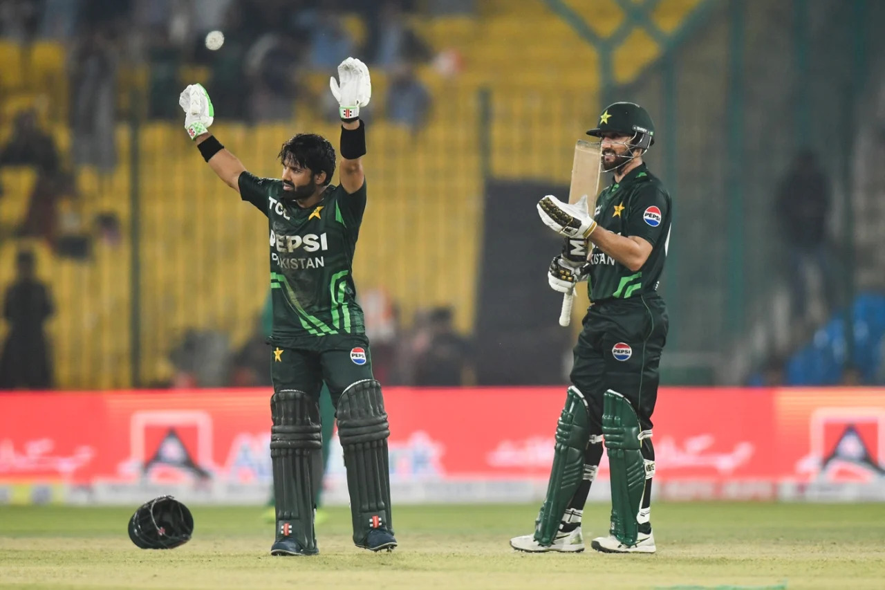 Rizwan and Salman Ali made centuries as Pakistan chased down 352 runs | Getty