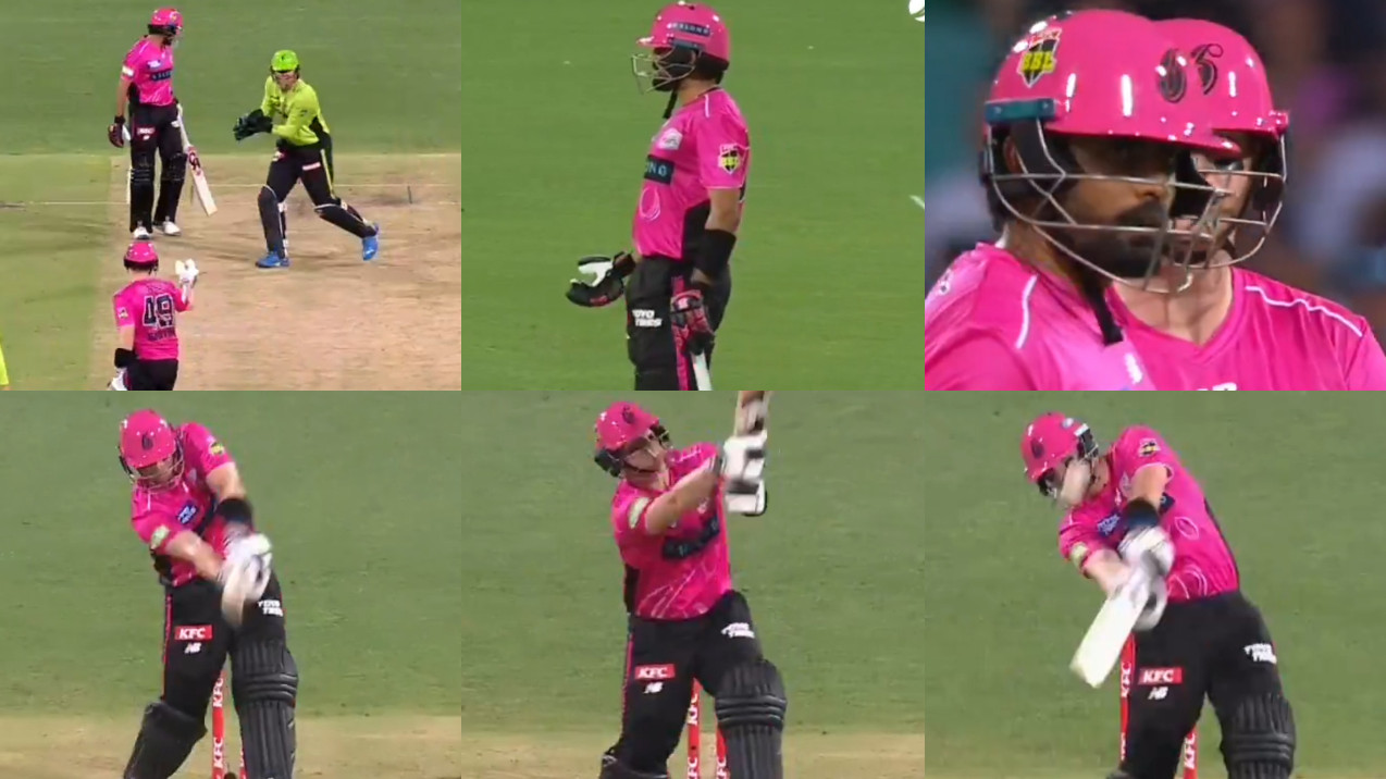BBL 15: WATCH- Steve Smith denies Babar Azam a run; takes strike in power surge to hammer 32 runs in next over