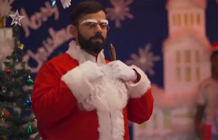 Virat Kohli as Santa Claus | Twitter