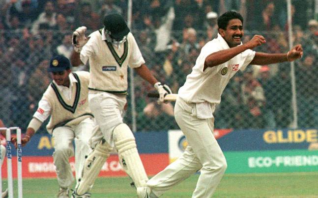 Anil Kumble talked about his 10 wickets in an innings vs Pakistan | Getty