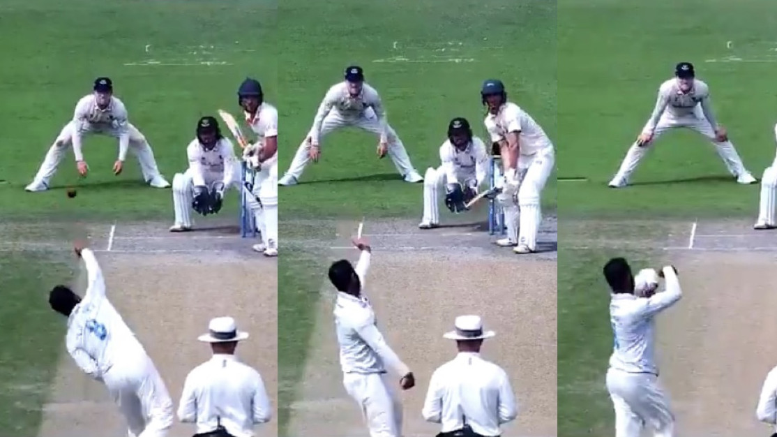 WATCH - Cheteshwar Pujara bowls leg-spin for Sussex against Leicestershire in County cricket 