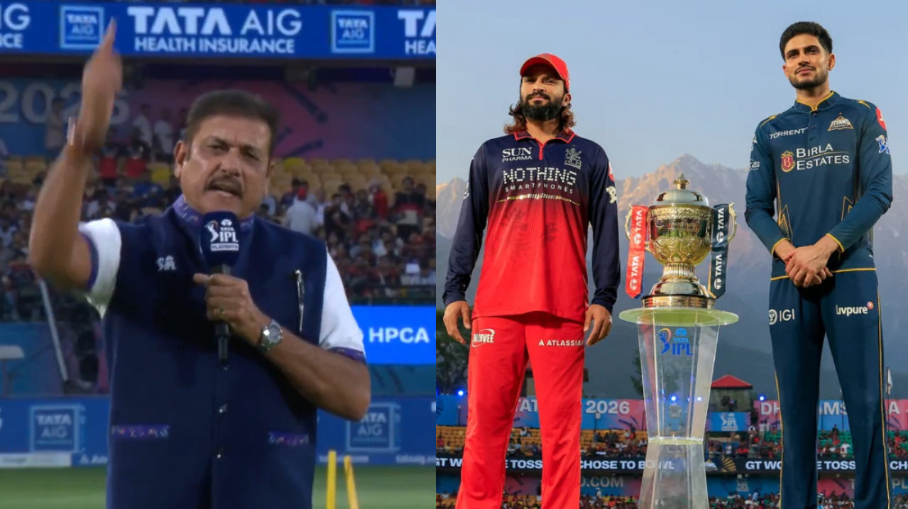 Ravi Shastri was not in his element during toss in Qualifier 1 between GT and RCB | IPL/ BCCI-IPL