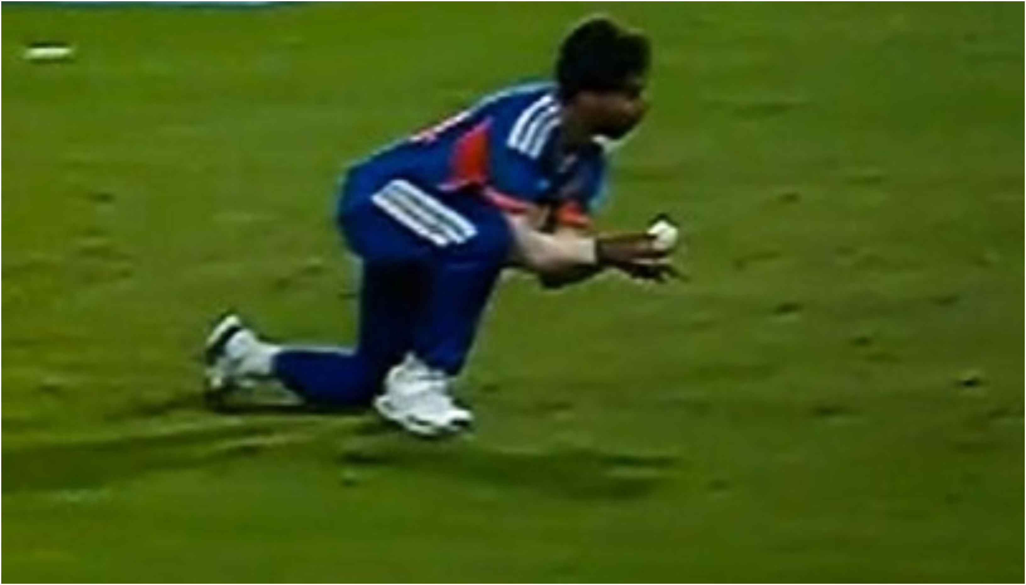 Mayank Yadav dropped Sherfane Rutherford's catch during the Ranchi T20I | X