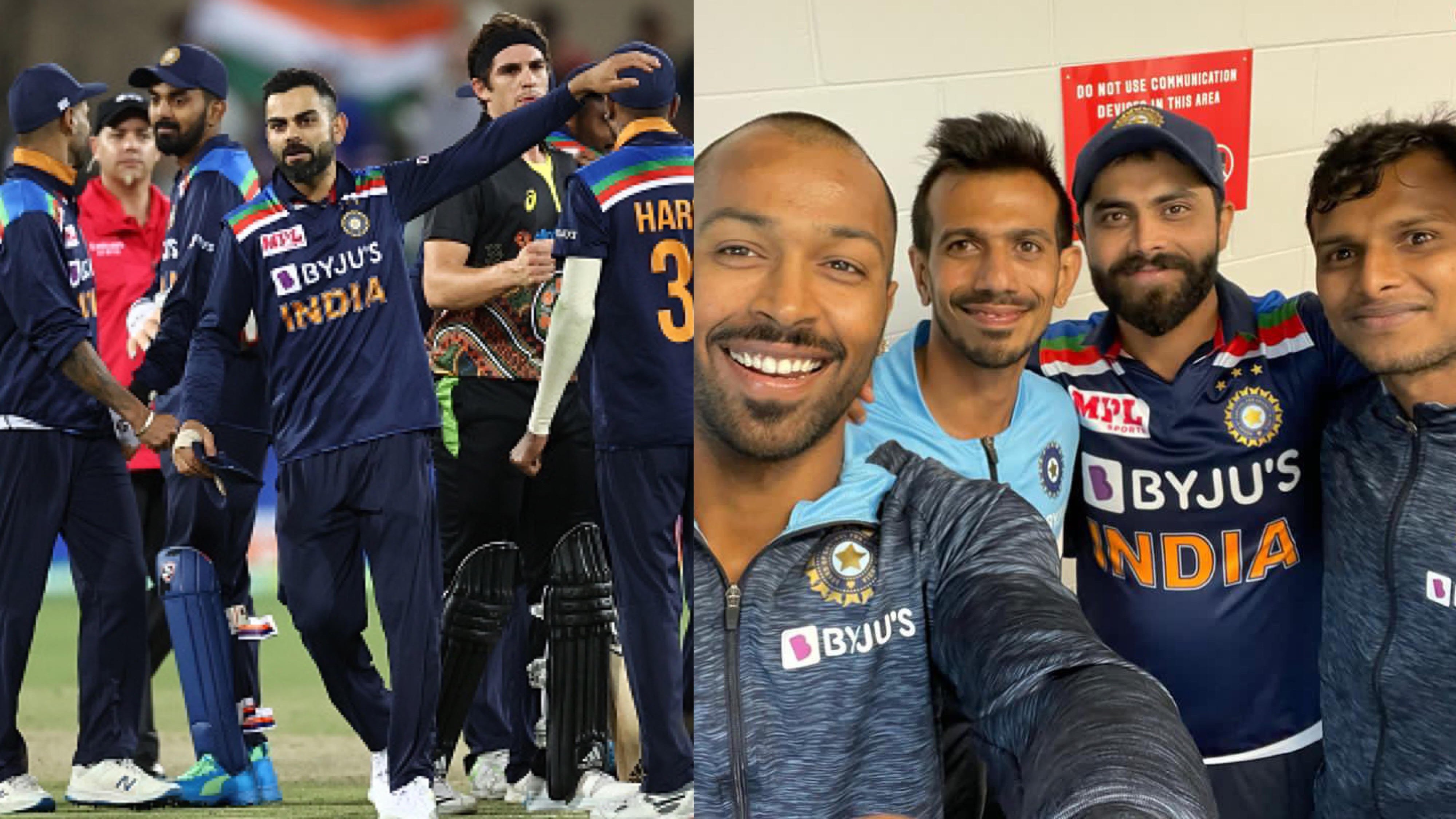 AUS v IND 2020-21: Team India tweets after defeating Australia in 1st T20I