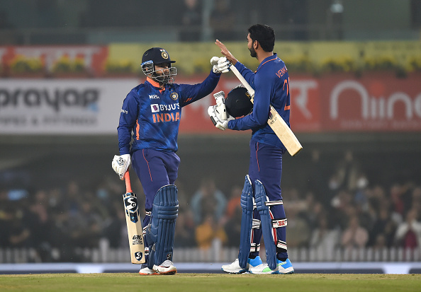 Rishabh Pant and Venkatesh Iyer | GETTY 