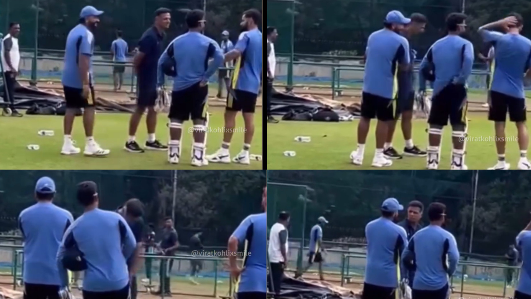 IND v NZ 2024: WATCH- Rahul Dravid seen chatting with Rohit Sharma, Rishabh Pant and Virat Kohli before New Zealand Tests