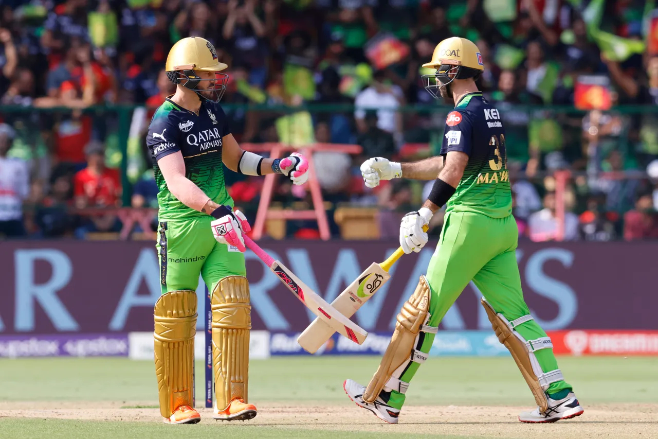 Faf du Plessis and Glenn Maxwell | IPL-BCCI