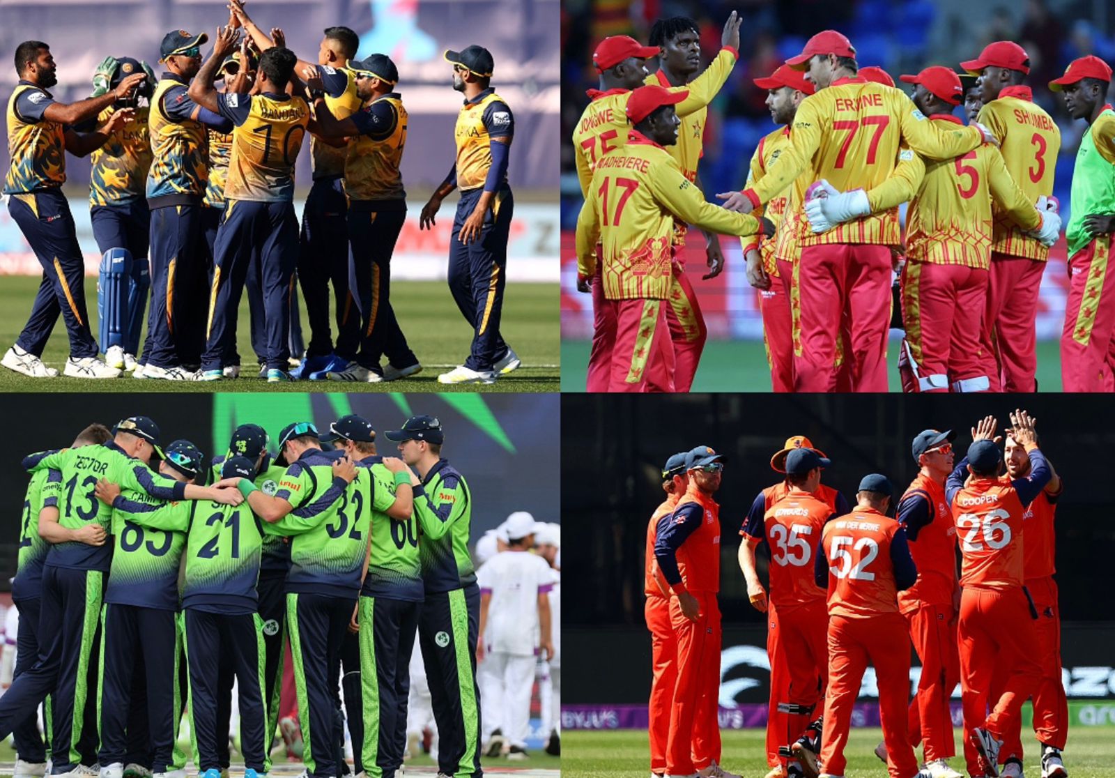 Sri Lanka, Zimbabwe, Ireland and Netherlands qualified for Super 12 | Getty Images