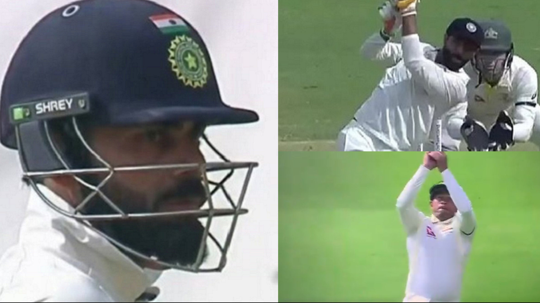 IND v AUS 2023: WATCH- Virat Kohli looks on in disbelief as Ravindra Jadeja throws his wicket away
