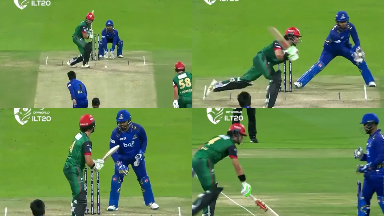 Nicholas Pooran refused to stump out a struggling Max Holden | ILT20 X