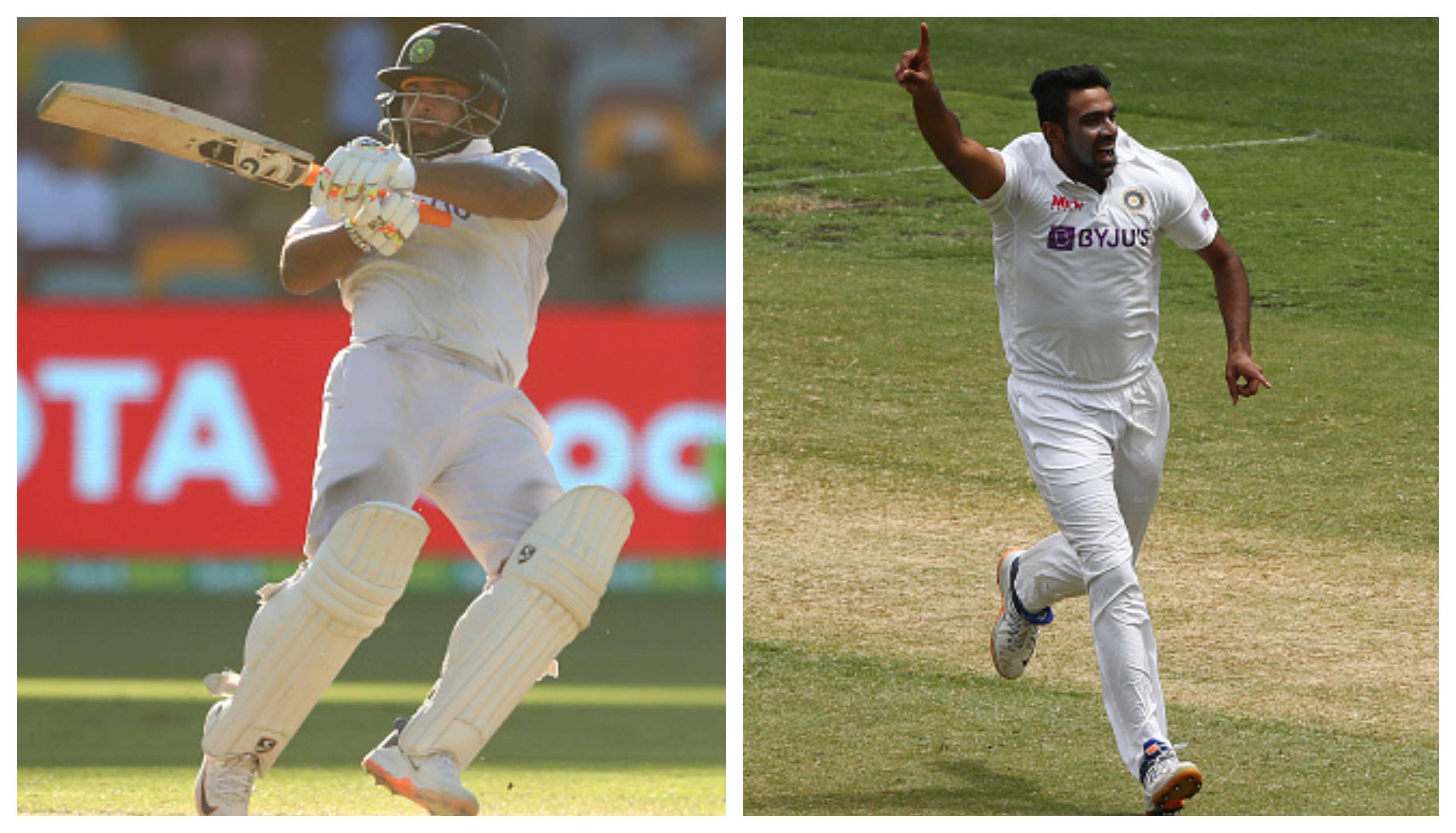 Pant and Ashwin played a key role in India's Test series win Down Under | Getty