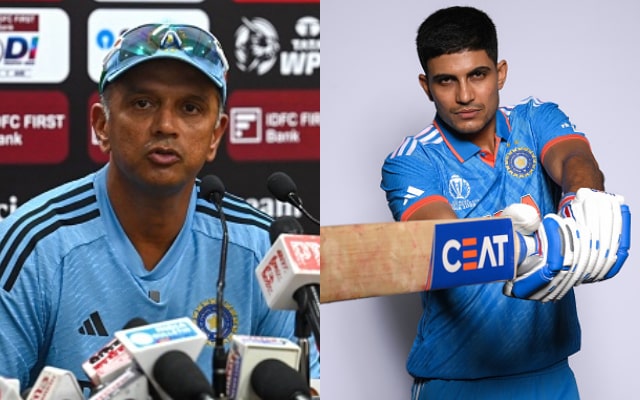 Rahul Dravid and Shubman Gill | Getty Images