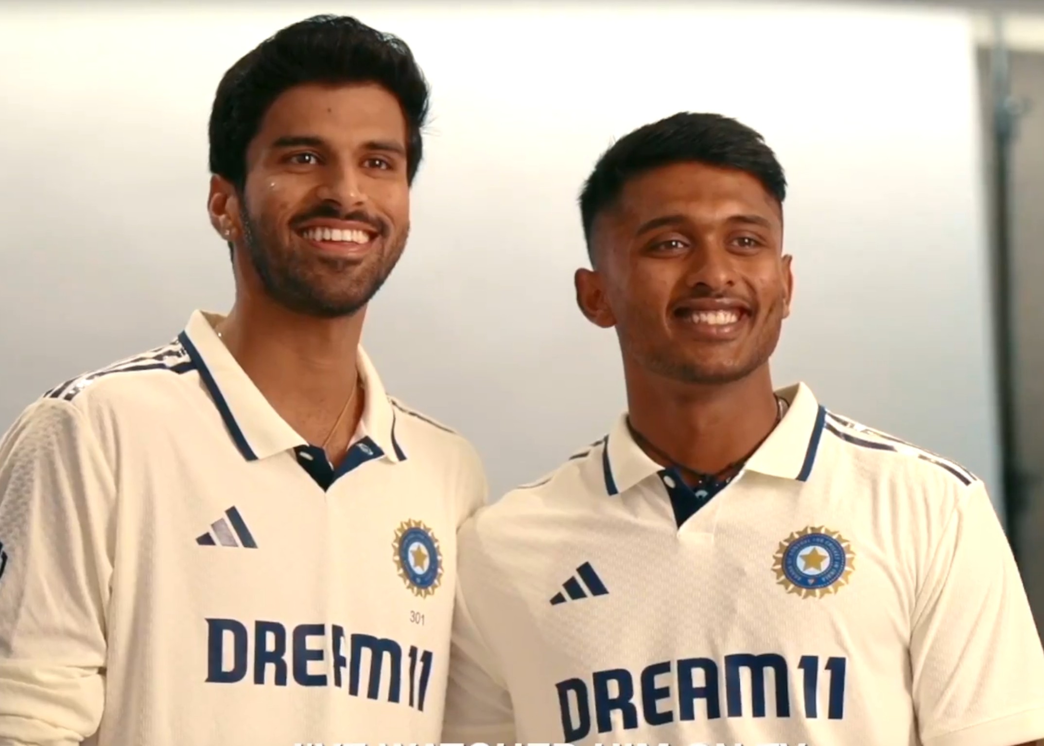 Washington Sundar and Sai Sudharsan | BCCI X