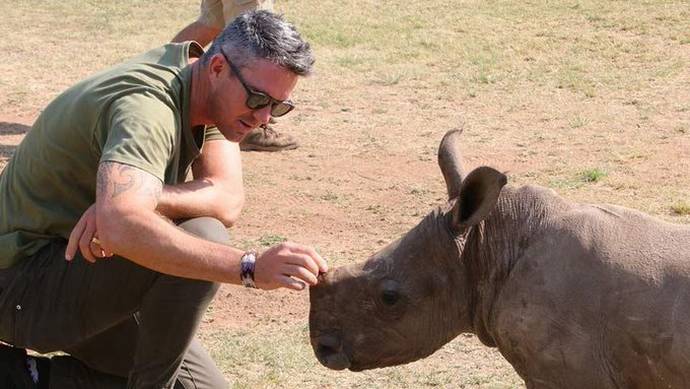 Pietersen is on a mission to save rhinos | Twitter