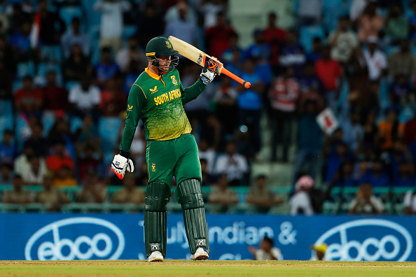 Heinrich Klaasen celebrated his fifty in the first ODI | Getty Images