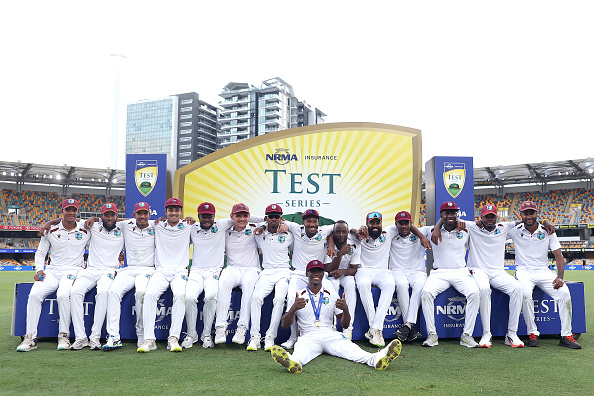 West Indies won the second Test in Brisbane | Getty