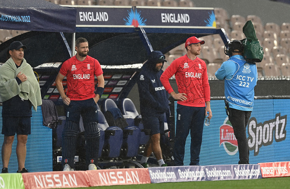 England had a crunch match against Australia rained out at MCG | Getty
