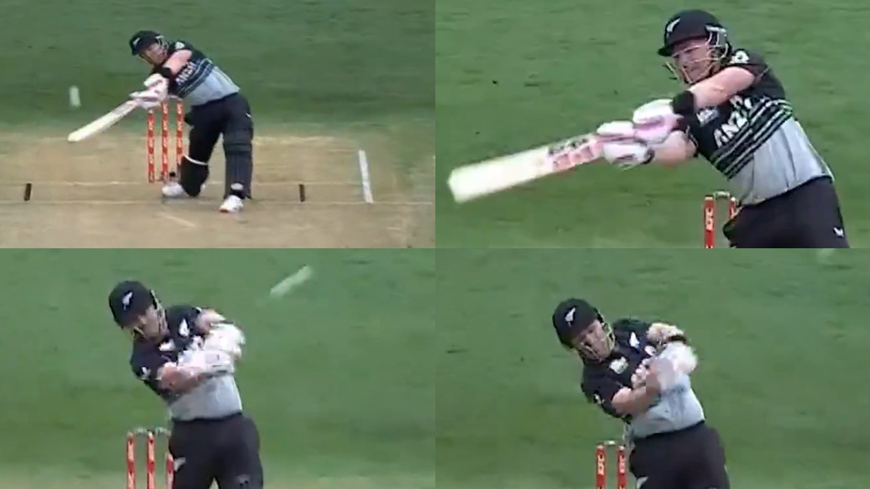NZ v PAK 2025: WATCH- Tim Seifert smashes four sixes in a single over by Shaheen Afridi in 2nd T20I