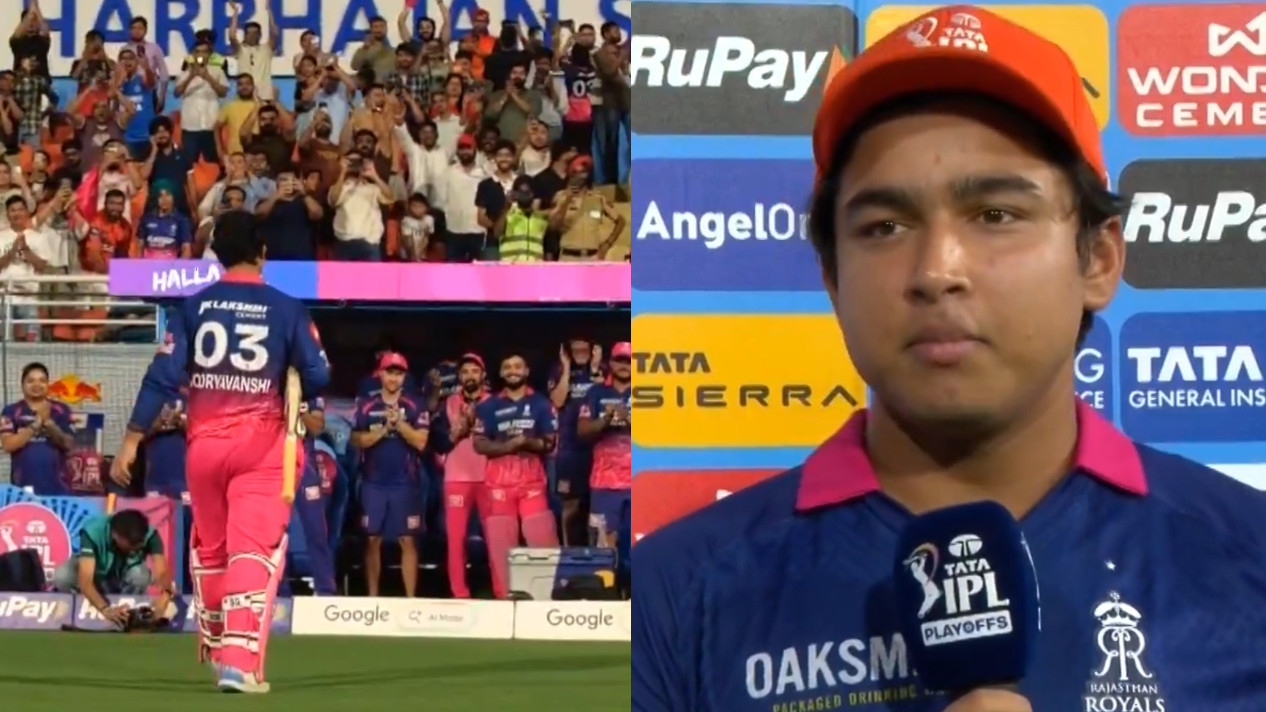 IPL 2026: WATCH- “Wasn’t really thinking..”- Vaibhav Sooryavanshi reveals his error that robbed him of a record IPL ton