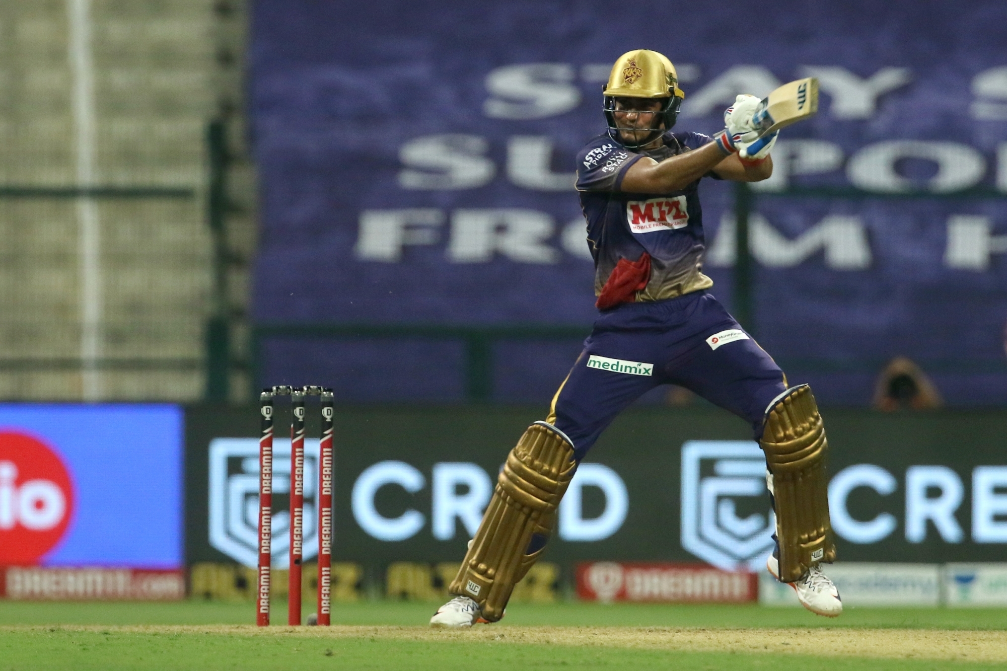 Shubman Gill played 70* runs knock against SRH in Abu Dhabi (Photo - IANS)